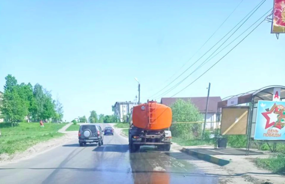 Ежедневный полив дорог в Сергачском районе возобновили по настоянию ГЖИ