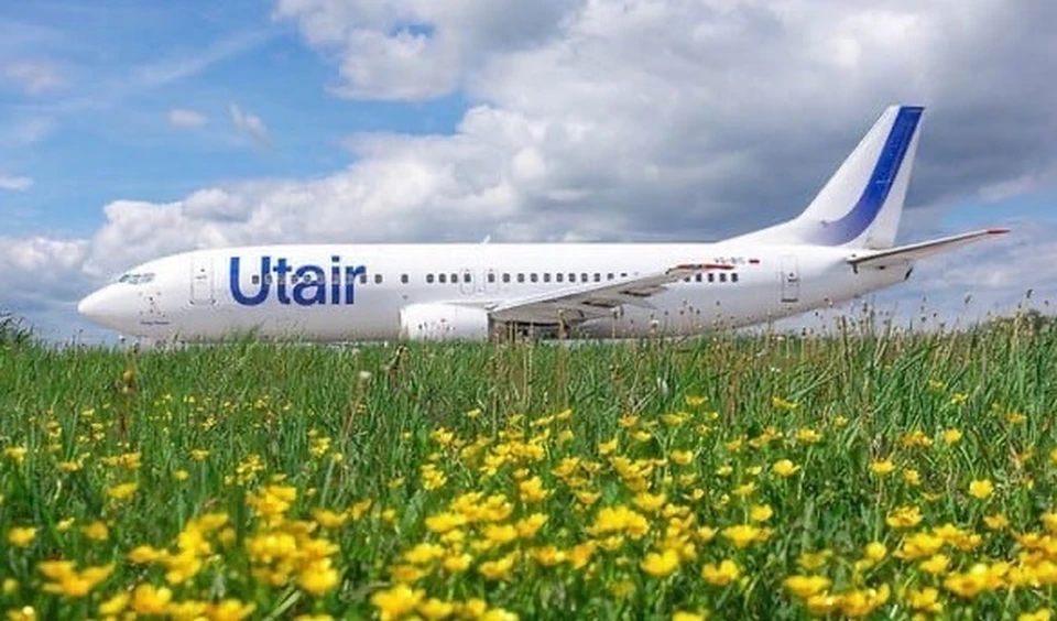 В тюменский аэропорт вернули самолет после отказа датчика автопилота. Фото - "Utair" в ВК.