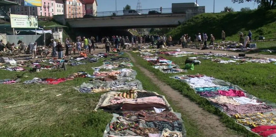 Блошиному рынку в Рязани ищут другую территорию. Фото: телекомпания "Ока".