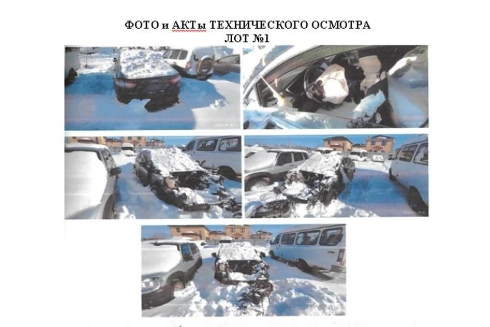 Скриншот из документа о торгах на продажу