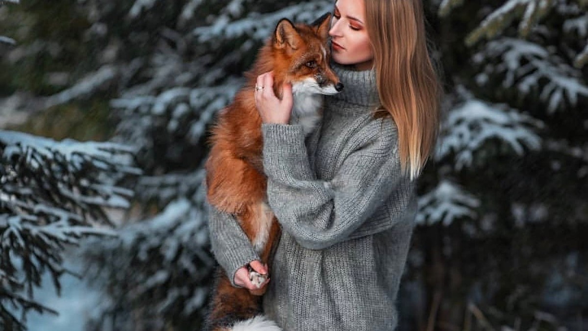 Это не шуба! Девушка из Кургана спасла лису со зверофермы и сделала ее  домашней любимицей - KP.RU