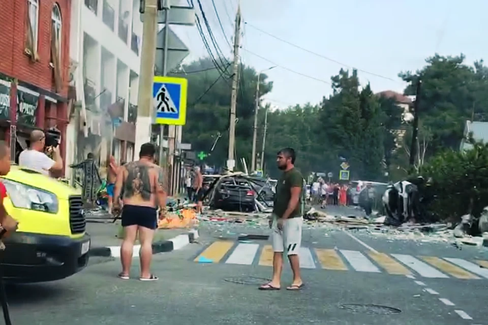 Взрыв газа в гостинице Геленджика