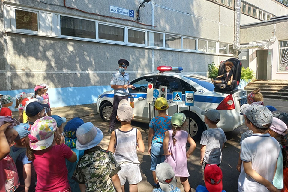 Дошкольникам напомнили о правилах безопасности Фото: УГИБДД России по Тверской области