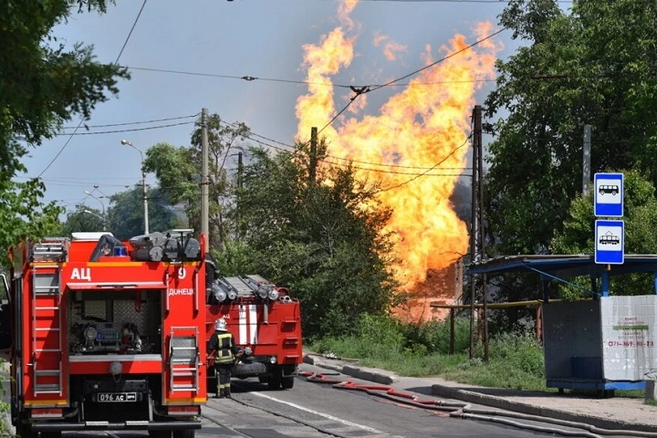 Взрыв произошел в Буденновском районе столицы. Фото: ДАН