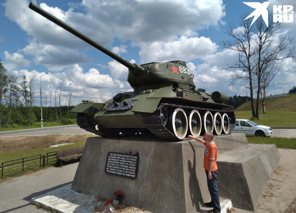 В один из маршрутов вошел и танк-памятник геройскому экипажу Степана Горобца