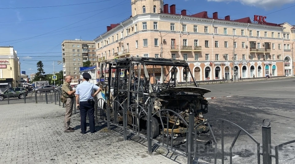 Все, что осталось от «газели». Фото: «Омск Live»