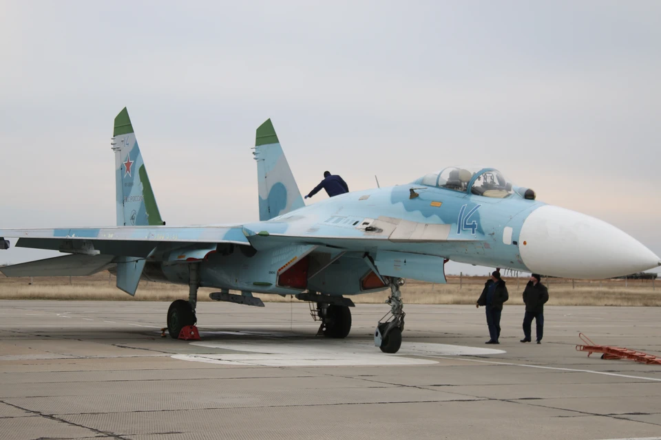 Российский Су-27 сопроводил истребитель ВВС Германии над Балтийским морем