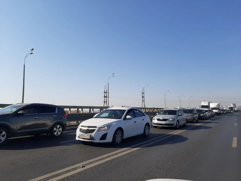 Движение между Волжским и Волгоградом встало утром 2 августа