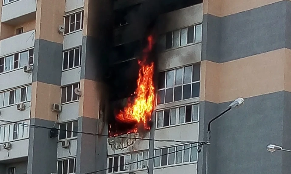 В Волгаре сгорела квартира. Фото: Кристина Овсепян
