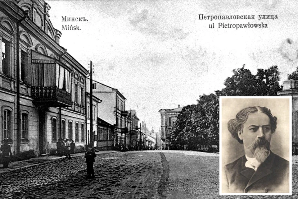 В этом доме в Минске напротив Купаловского театра более полувека пролежала картина Вильгельма Котабринского