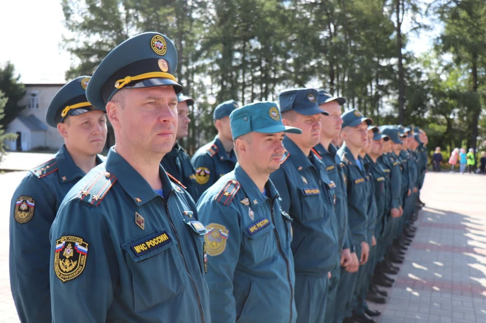 Часть группировки ЦФО уехала из Первомайска после стабилизация ситуации с лесными пожарами Фото: пресс-служба ГУ МЧС России по Нижегородской области