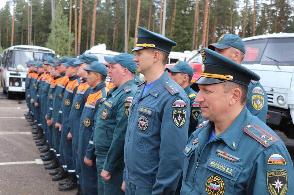 Обстановка с лесными пожарами на границе Нижегородской области стабилизировалась. ФОТО: ГУ МЧС России по Нижегородской области