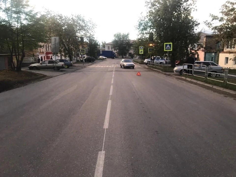 ДТП случилось на пешеходном переходе. Фото: ОГИБДД по Миассу