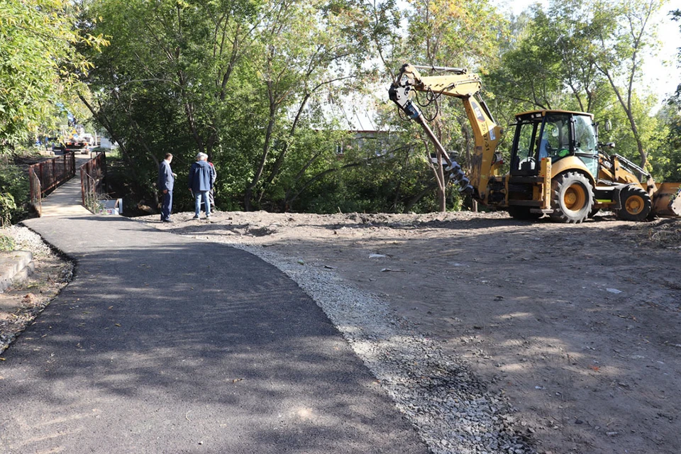 Новый тротуар