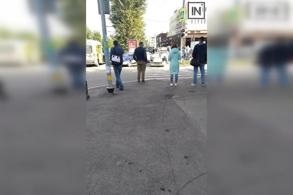 В ДТП никто не пострадал Фото: группа ВКонтакте Инцидент Екатеринбург