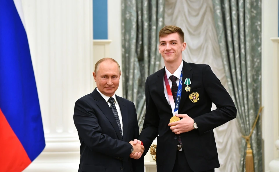 Владимир Путин вручил награды победителям Олимпийских игр в Токио-2020 Фото: kremlin.ru
