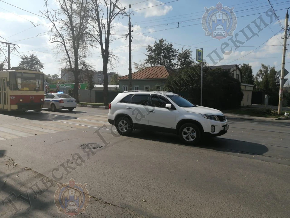 В южной части Тулы иномарка сбила женщину