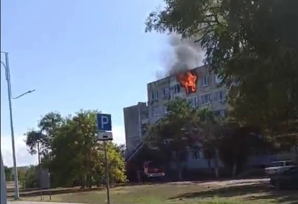 В Евпатории в результате пожара погиб один человек. Фото: КИА