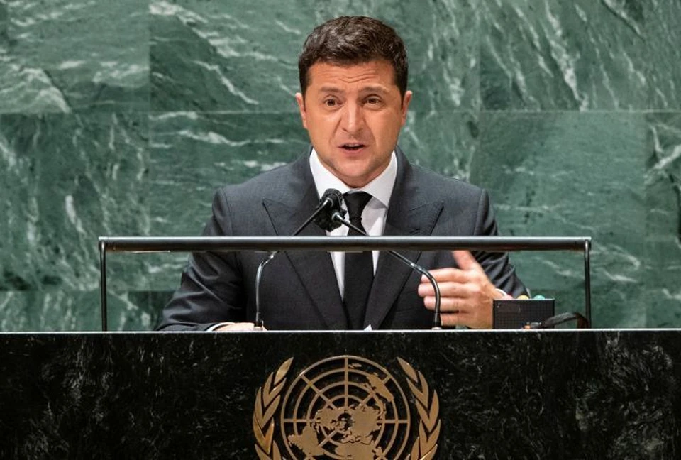 Президент Украины Владимир Зеленский выступил на общеполитических дебатах Генассамблеи ООН