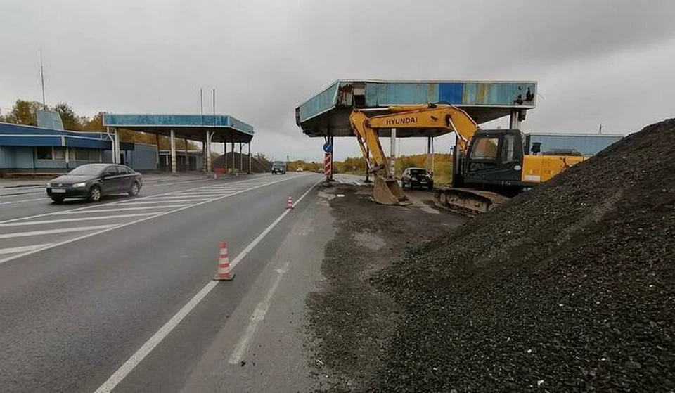 Старый КПП на дороге Мурманск-Североморск снесут в течение месяца. Фото: gov-murman.ru