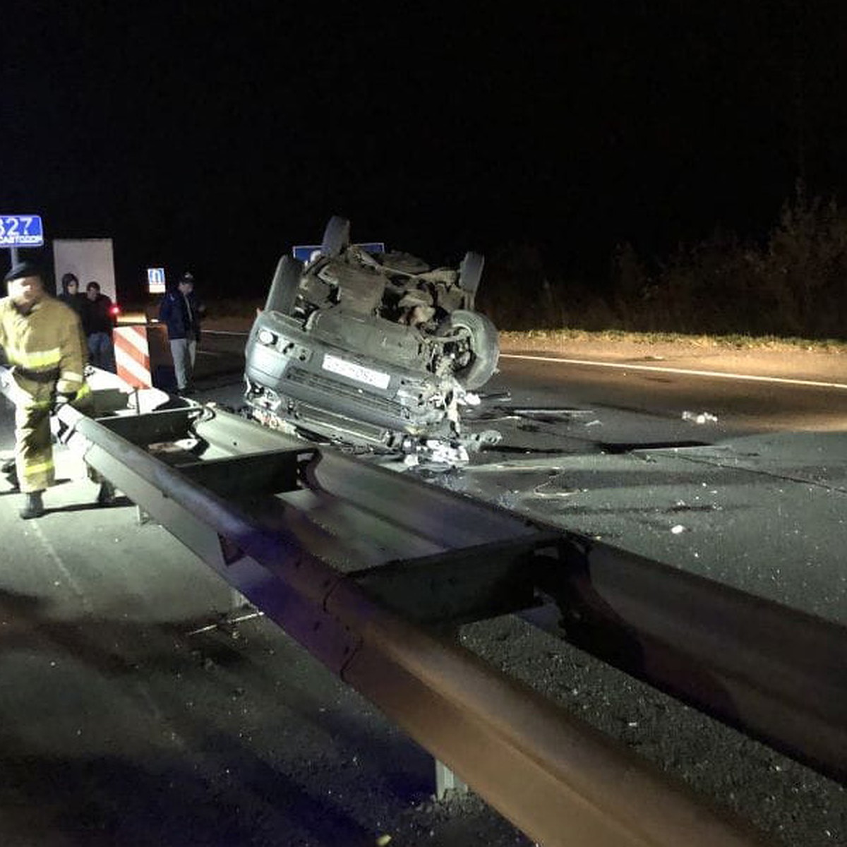 Во Владимирской области в ДТП на трассе М-7 четыре человека погибли и  пятеро пострадали - KP.RU