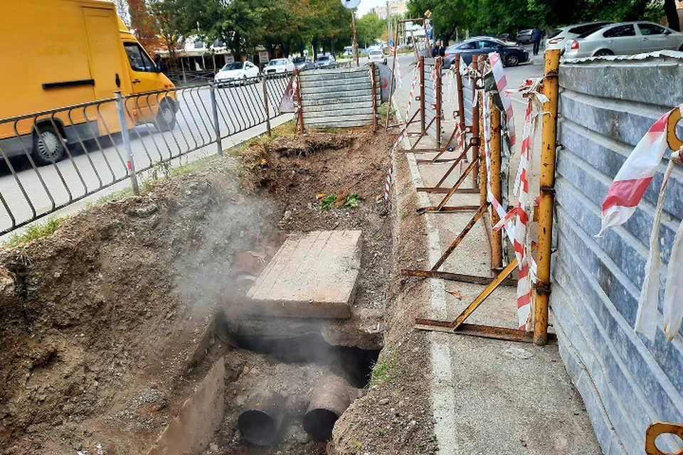 В Симферополе только приступили к ремонту теплотрасс