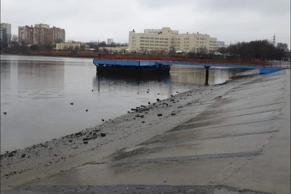 Во время непогоды крупное бревно повредило один из трех затворов конструкции. Фото: сайт правительства РО