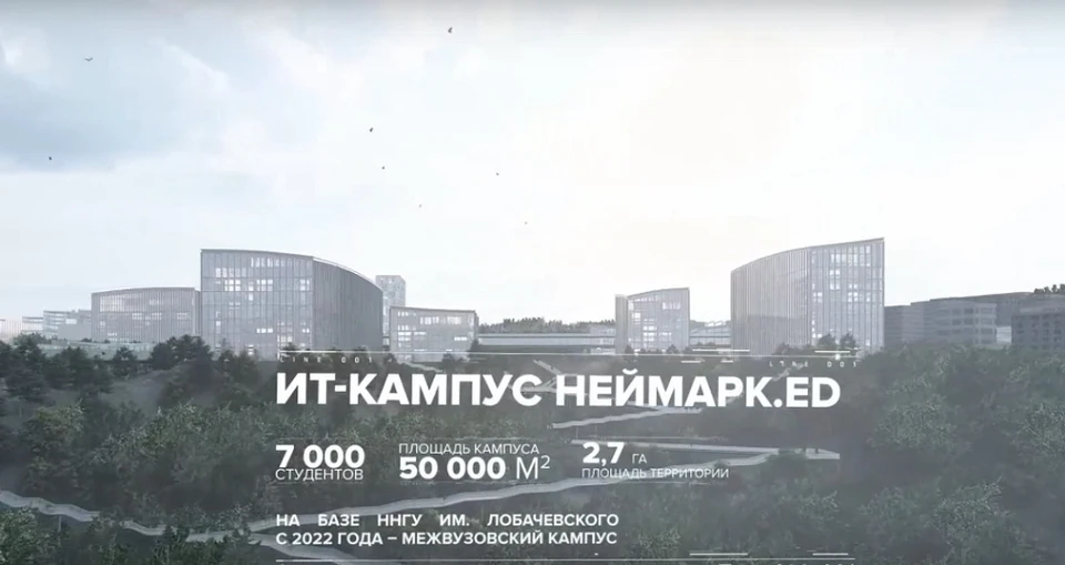 IT-кампус "Неймарк", скриншот с видео https://vk.com/strategy_nn