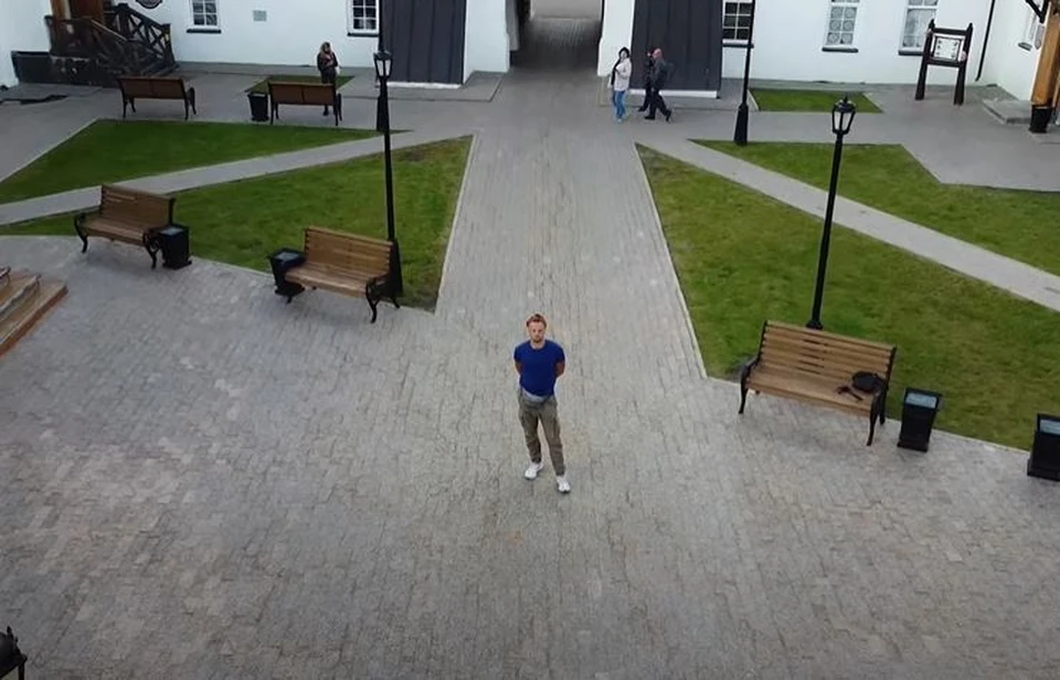 Блогер из Москвы восхитился Тобольском. Скриншот из видео.