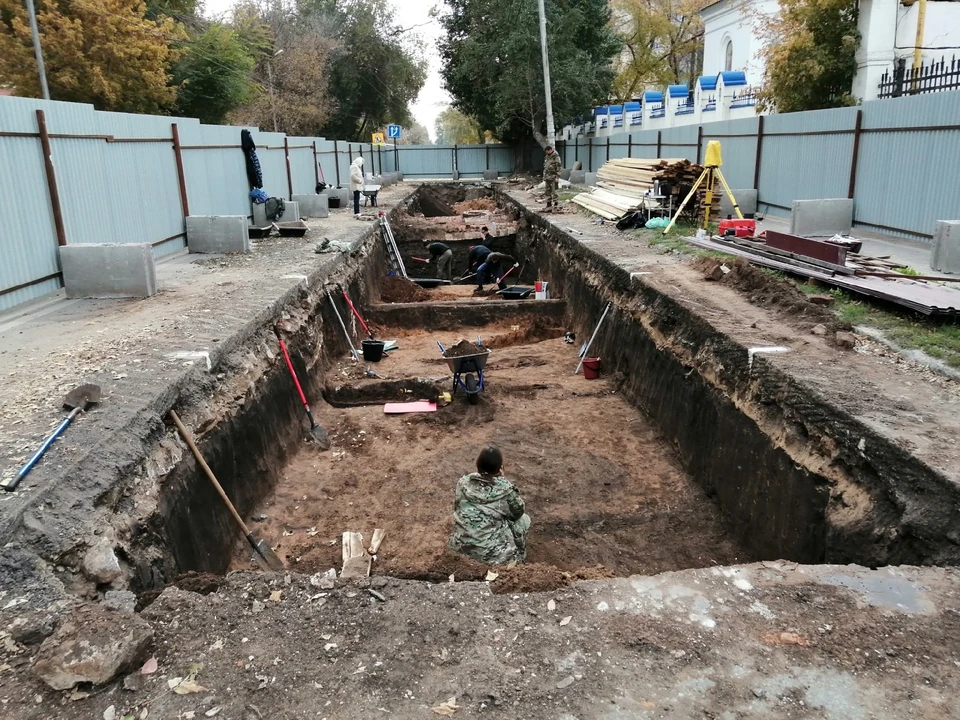 Во время раскопок нашли старинные склепы