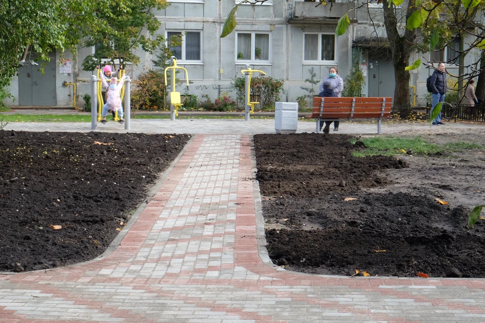 Ремонт двора на улице Кубышева