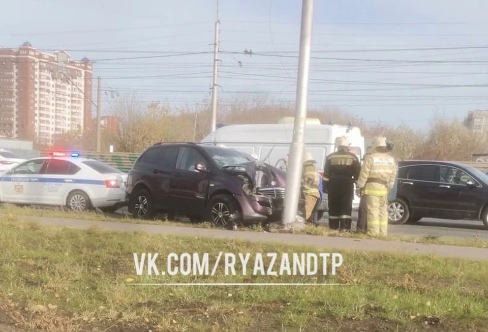 Фото: социальная сеть "ВКонтакте", группа "ДТП. Аварии. Рязань".