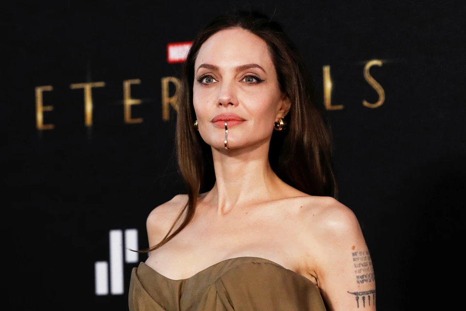 Анджелина Джоли на премьере фильма "Вечные".