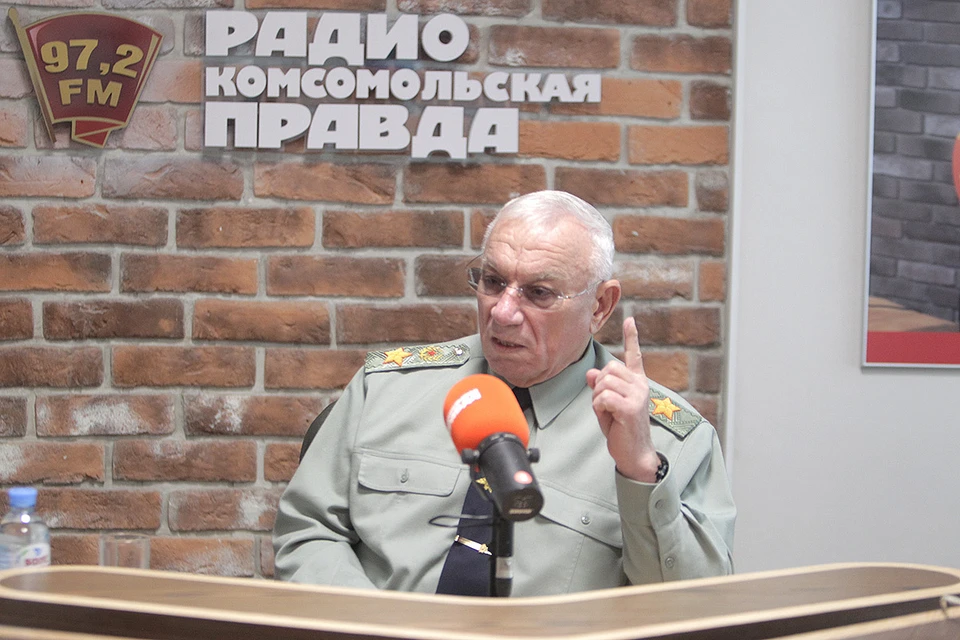 Генерал армии Анатолий Куликов на Радио "Комсомольская правда".