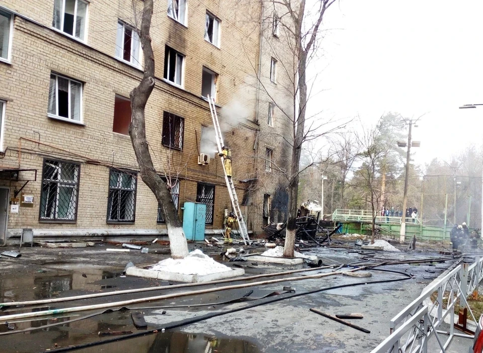 Взрыв в больнице произошел 31 октября 2020 года. Фото: Пожарный надзор по г. Челябинску