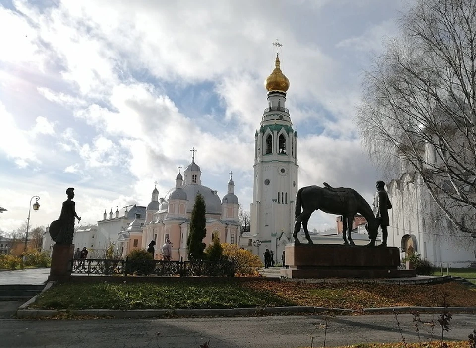 Соборная горка в Вологде.