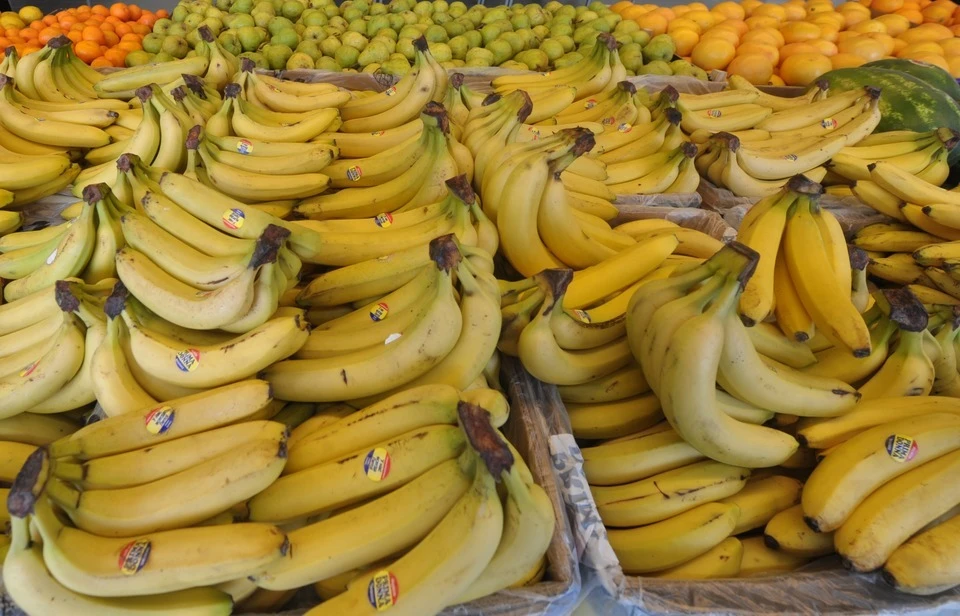 Количество привезенных их Эквадора бананов увеличилось в 6 раз
