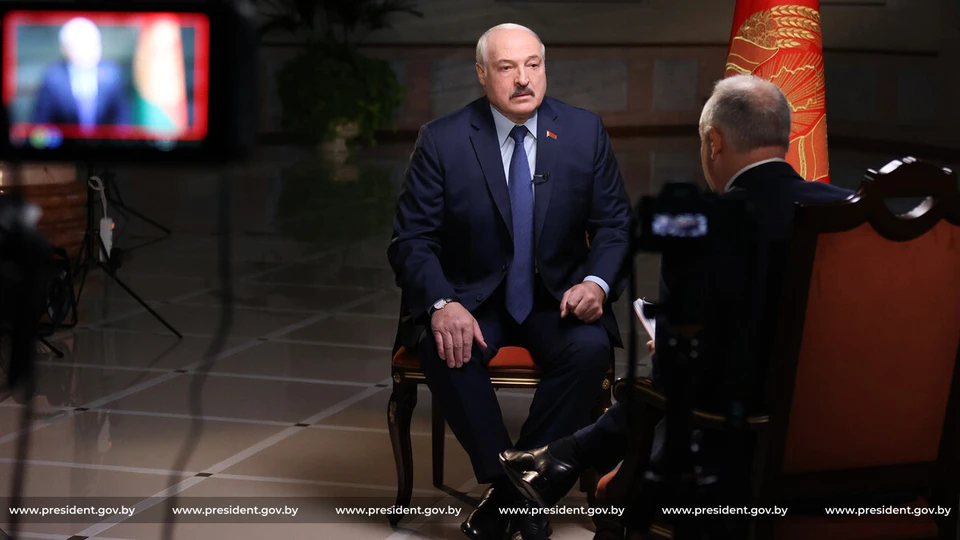 Лукашенко дал интервью ВВС 19 ноября. Фото: president.gov.by