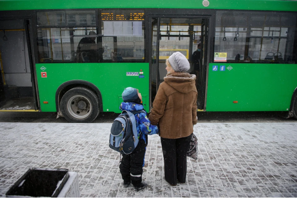 Маршрут автобуса продлили от остановки «Улица Андрея Упита».