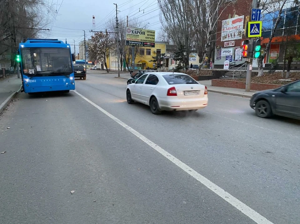 Фото с места аварии