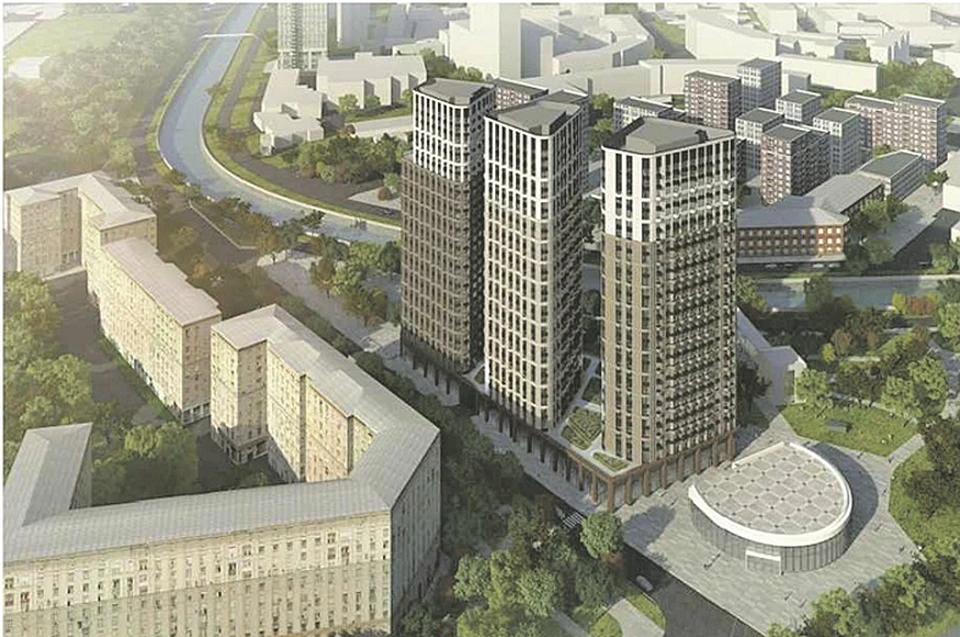 Высотные здания около метро займут офисы, квартиры, банки и магазины. Фото: stroi.mos.ru.