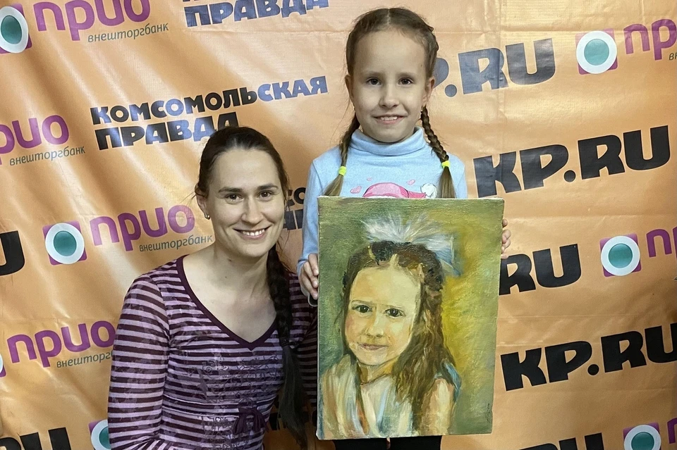 Победительница конкурса "КП-Рязань" Дарья Куликова с мамой Яной.