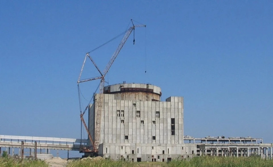 Недостроенная Крымская АЭС. Фото: Википедия
