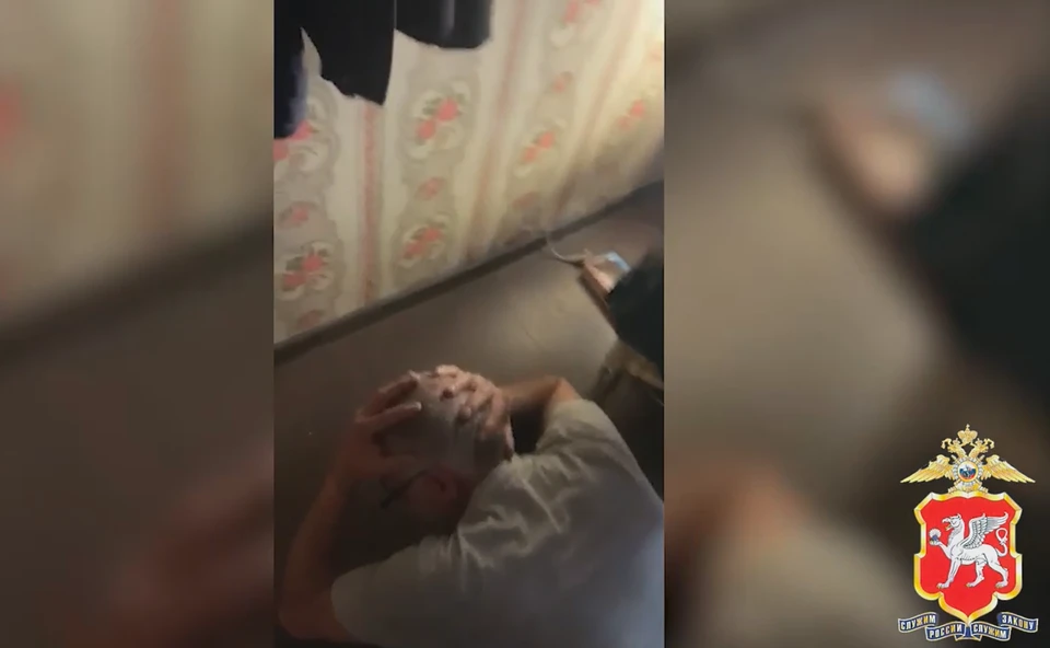 В Алуште полицейские пресекли сбыт наркотических средств. Фото: пресс-служба МВД по РК/скриншот из видео