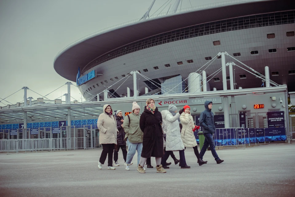 Парк 300-летия и «Газпром Арена» стали новыми точками притяжения в Петербурге. Фото: Анна Жуковская.
