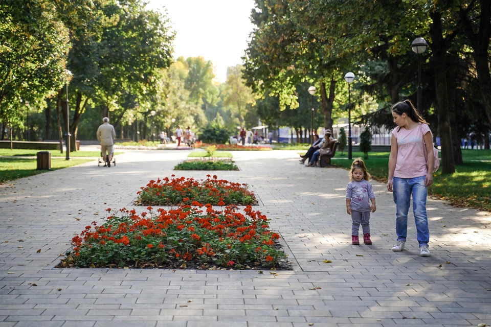 Волжских казаков прогоняют с территории парка 60-летия Советской власти в Самаре