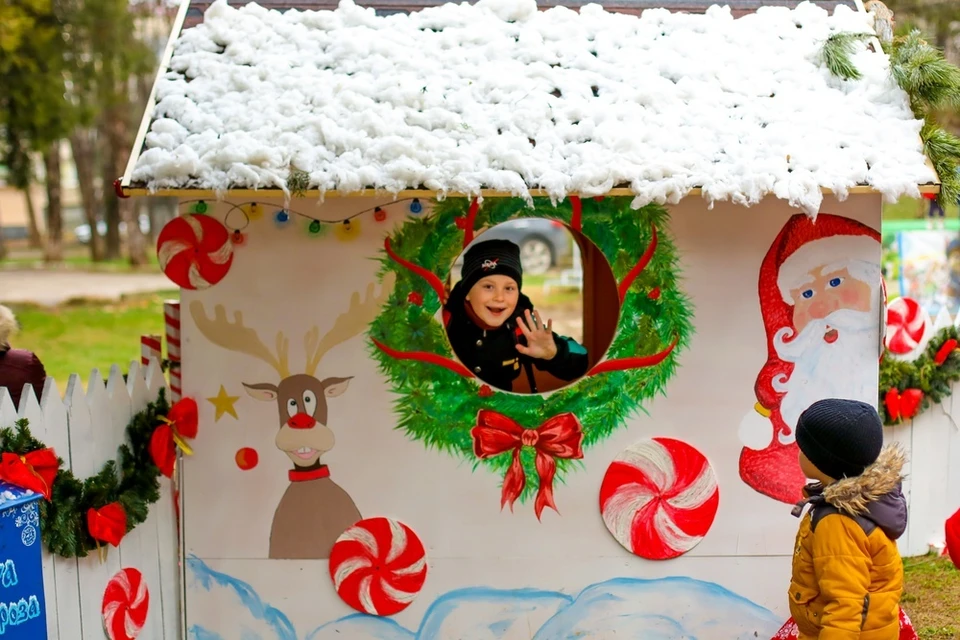 В Детском парке работает новогодняя почта Деда мороза. Фото: пресс-служба администрации Симферополя