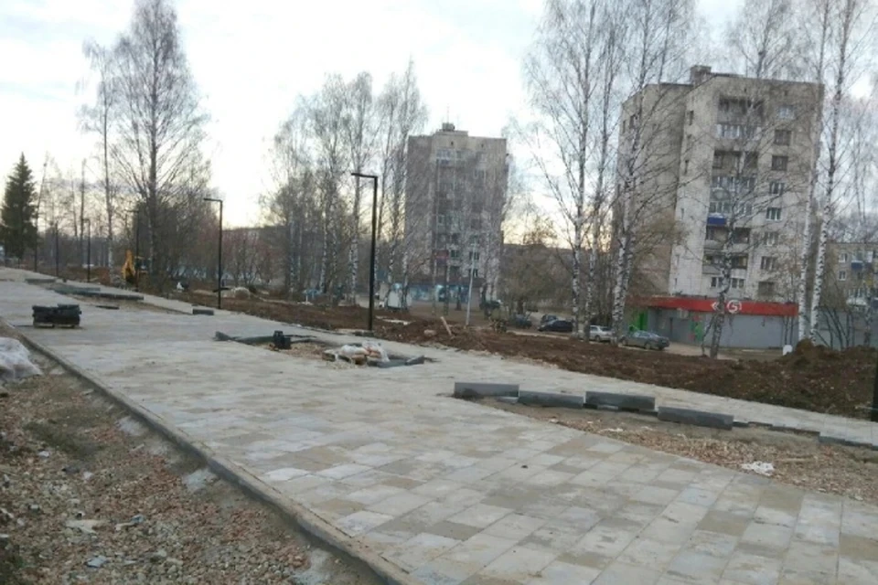 Работы на объекте остановились осенью. Фото: vk.com/mo_kirovochepetsk