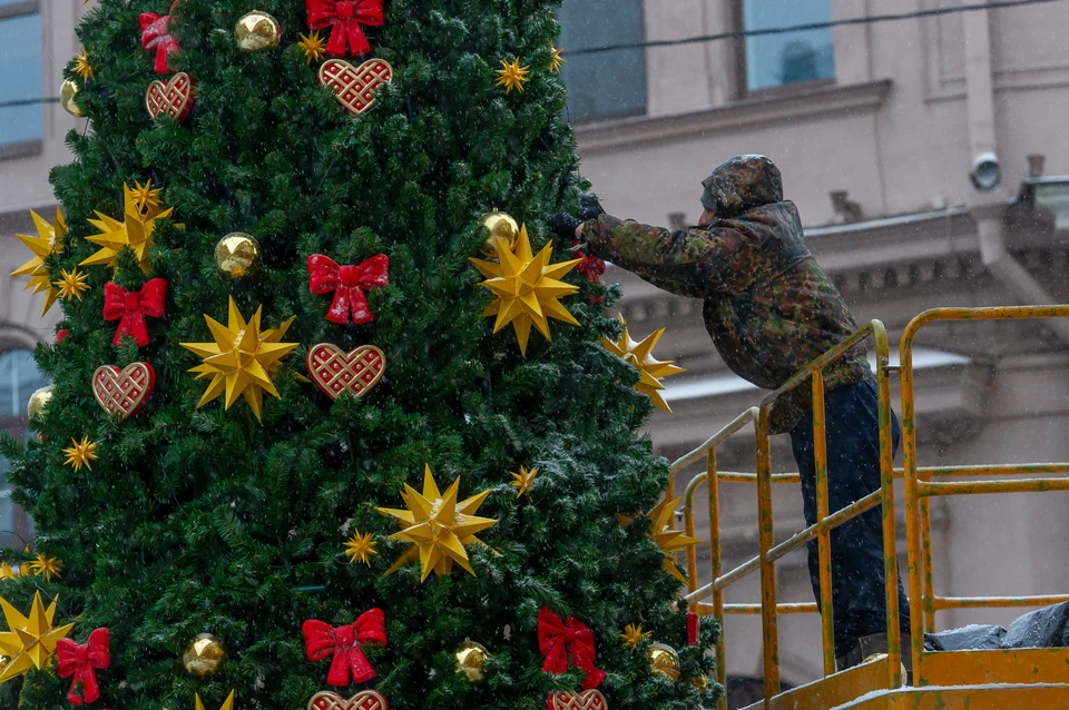 В новогоднюю ночь в Петербург придет потепление.