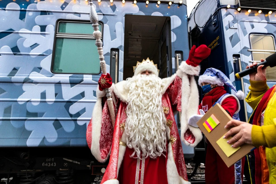 Дед Мороз в пути уже почти месяц. Фото: пресс-служба администрации Ростова-на-Дону